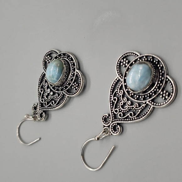 Larimar Earrings - Picture 9 of 9